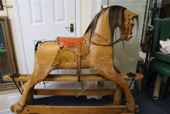 A rocking horse, H.120cm